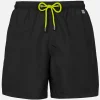 Schwarze Herren-Badeshorts aus leichtem Stoff Lighting Pantone | PANTONE-SONDERAUSGABE