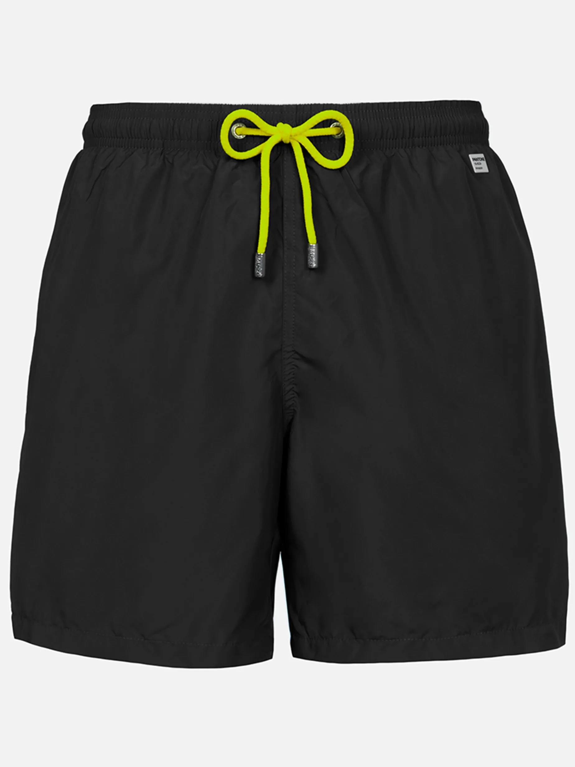 Schwarze Herren-Badeshorts aus leichtem Stoff Lighting Pantone | PANTONE-SONDERAUSGABE