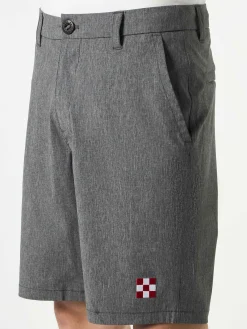 Schwarze Herren-Bermuda aus Ripstop-Stoff