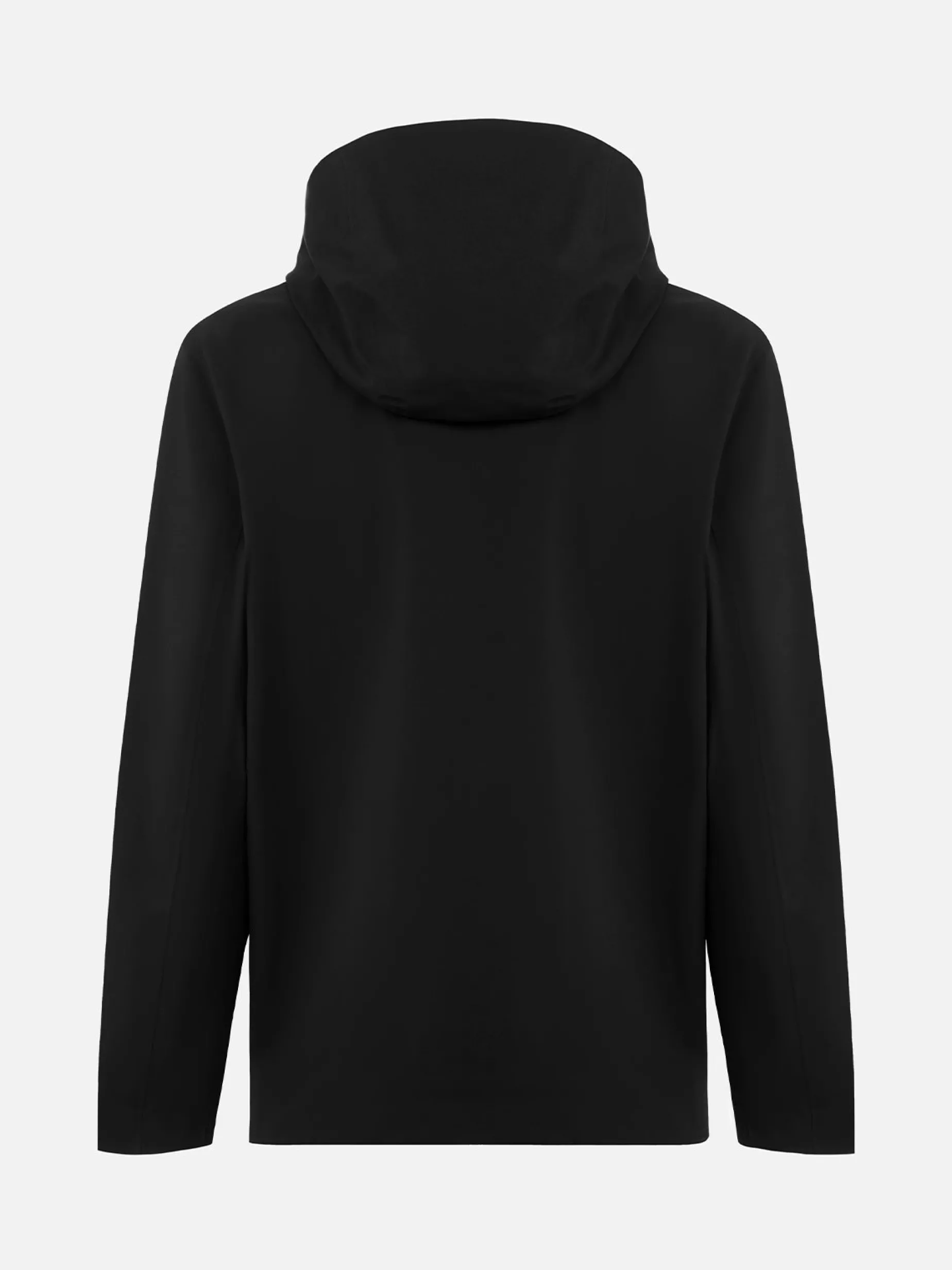 Schwarze 3-Lagen-Kapuzenjacke Parson für Herren