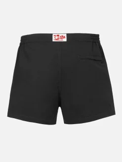 Schwarze, taillierte Badeshorts für Herren von Harrys