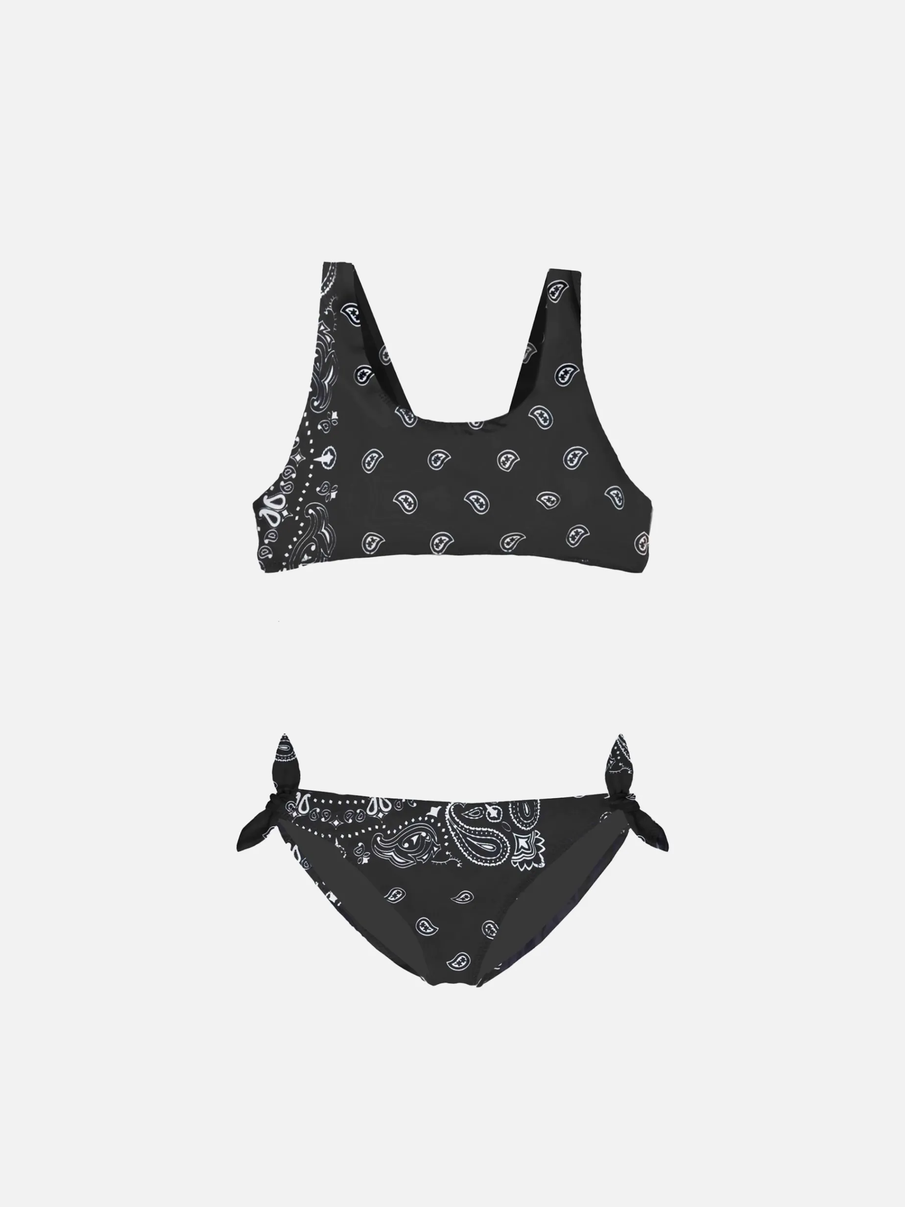 Schwarzer Bikini für Mädchen