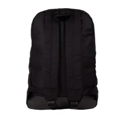 Schwarzer Canvas-Rucksack