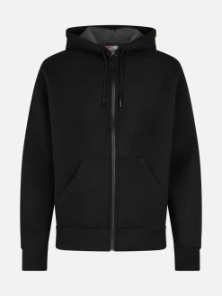 Schwarzes Sweatshirt aus technischem Stoff für Herren von Carrel