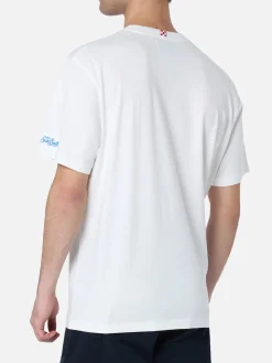 Schweres Baumwoll-T-Shirt Arnott für Herren mit „Save my Panda 4x4“-Stickerei | FIAT PANDA SPECIAL EDITION