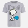 Schweres Baumwoll-T-Shirt für Jungen mit Snoopy-Padel-Lover-Aufdruck | SNOOPY PEANUTS™ SONDEREDITION