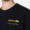 Schweres Baumwoll-T-Shirt für Herren von Arnott mit Barman-Stickerei