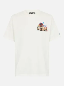 Schweres Baumwoll-T-Shirt für Herren von Arnott mit Cryptopuppets-Entenauto | CRYPTOPUPPETS SPECIAL EDITION