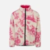 Sherpa-Jacke für Mädchen mit Toile-de-Jouy-Print