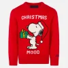 Snoopy Christmas Mood Print Mädchenpullover | Peanuts™ Sonderausgabe