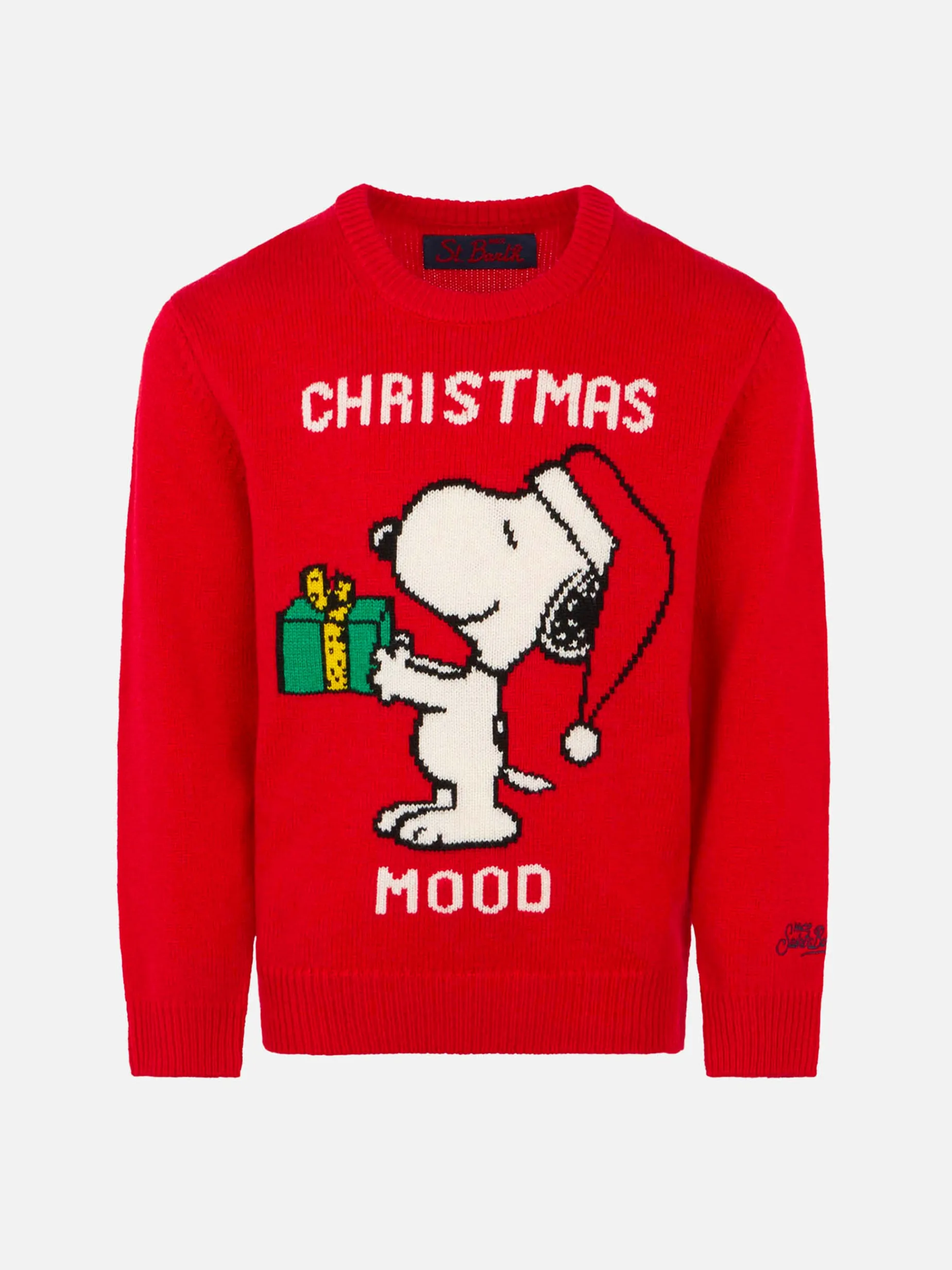 Snoopy Christmas Mood Print Mädchenpullover | Peanuts™ Sonderausgabe