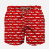 Sportliche Jungen-Badeshorts aus leichtem Stoff mit Auto-Print