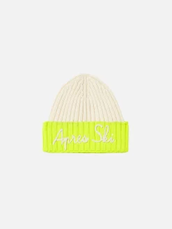 Strickmütze für Jungen mit Après-Ski-Stickerei