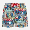 Superman Comics Badeshorts aus leichtem Stoff für Jungen | SUPERMAN WARNER BROS SPECIAL EDITION