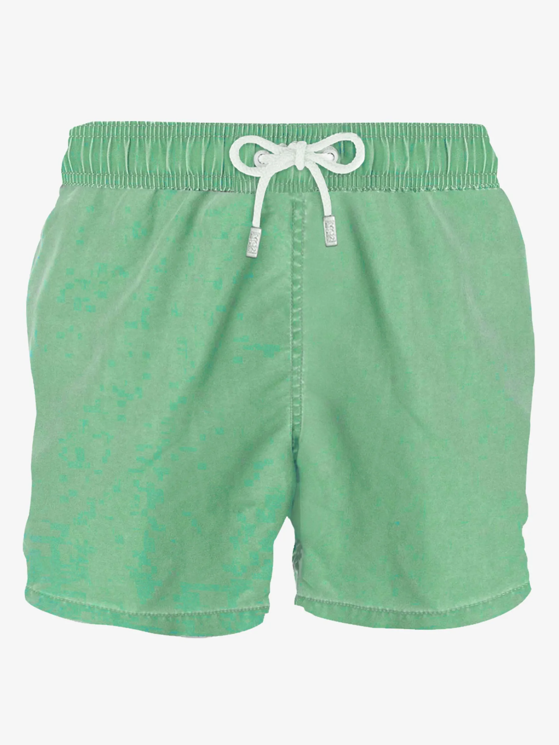 Säuregrüne Delavè-Badeshorts für Herren
