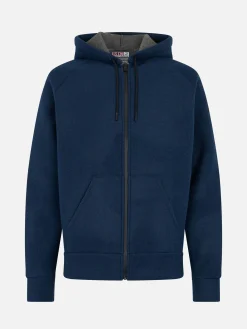 Sweatshirt aus technischem Stoff für Herren in Marineblau von Carrel
