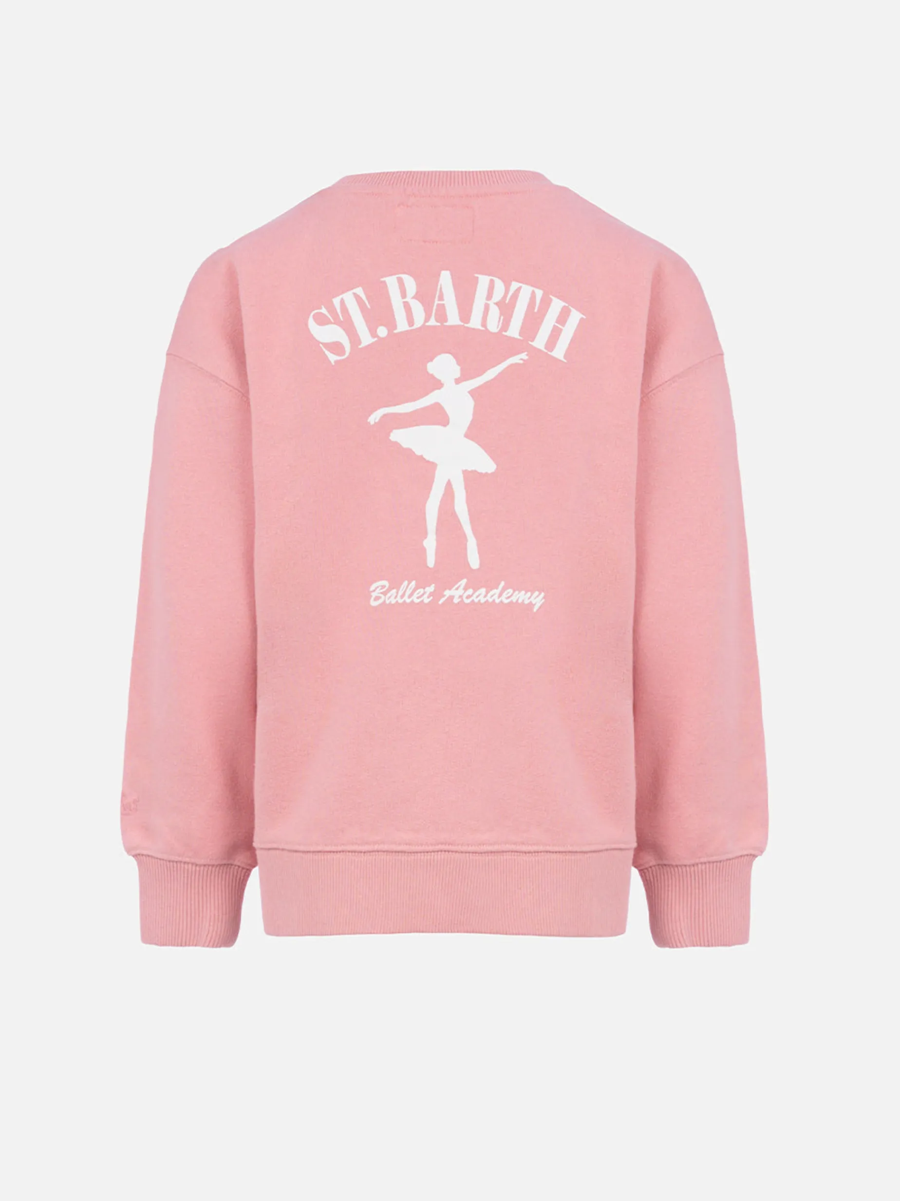 Sweatshirt Briony mit Rundhalsausschnitt für Mädchen mit Aufdruck „St. Barth Ballet Academy“