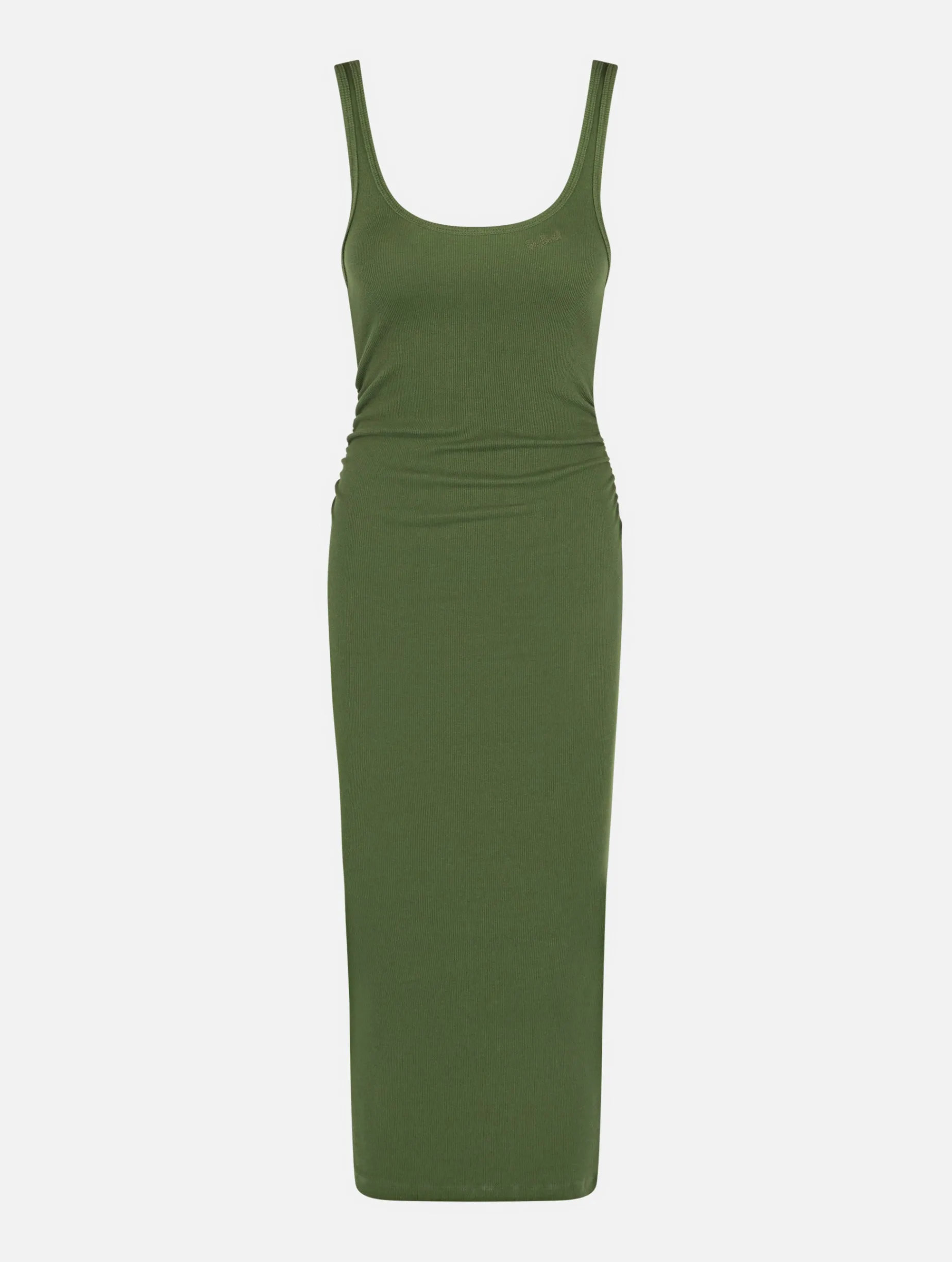 Trägerkleid Jennifer aus geripptem Baumwolljersey für Damen