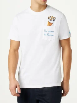 T-Shirt aus Cornetto-Baumwolle mit Stickerei | Algida® Sonderedition