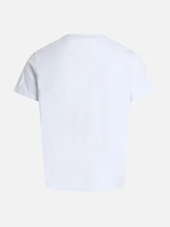 T-Shirt Elly aus Baumwolljersey mit Rundhalsausschnitt für Mädchen mit Questa è Ibiza-Stickerei