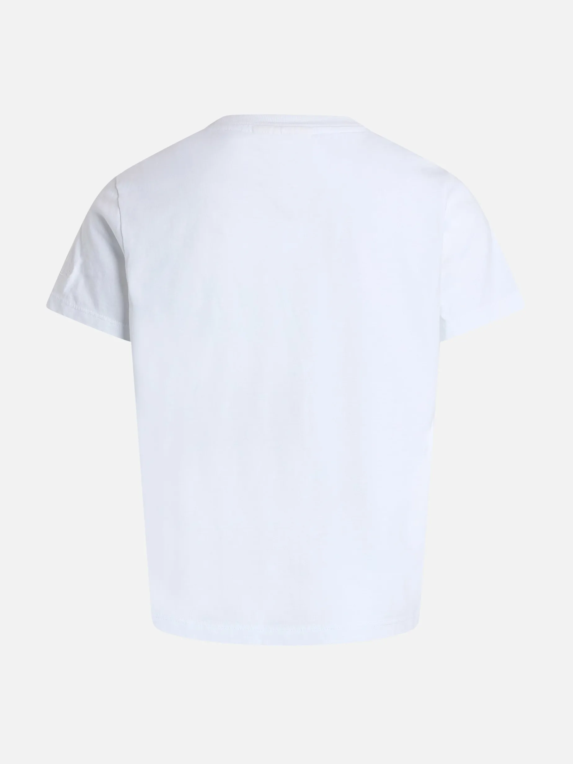 T-Shirt Elly aus Baumwolljersey mit Rundhalsausschnitt für Mädchen mit Questa è Ibiza-Stickerei