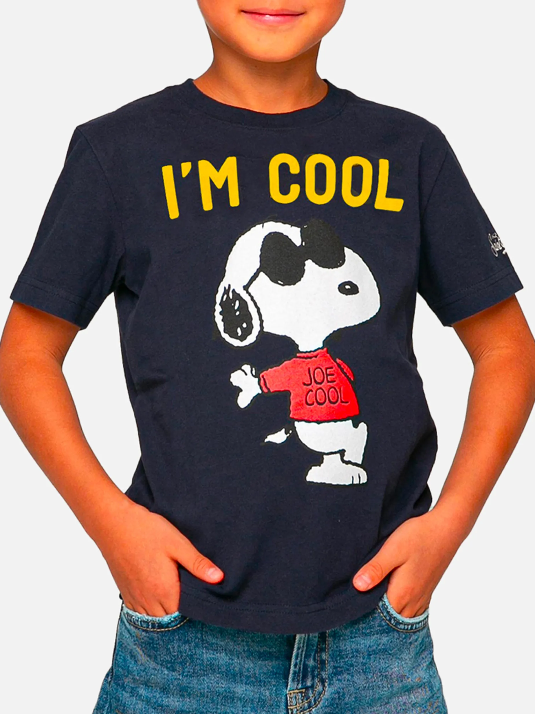 T-Shirt Junge I'm Cool Snoopy Aufdruck | Peanuts™ Sonderausgabe