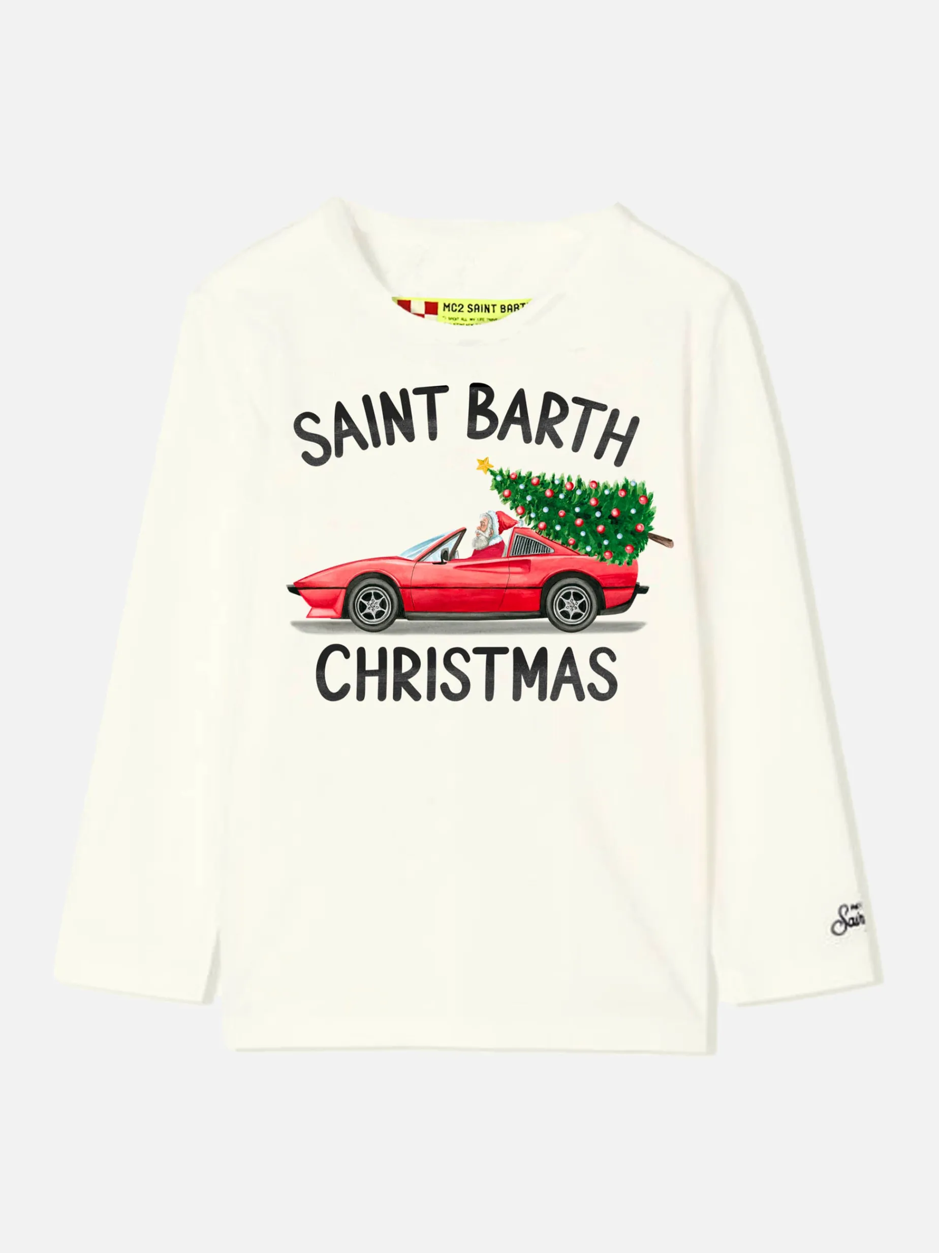 T-Shirt Junge Saint Barth Weihnachtsdruck