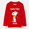 T-Shirt Junge Weihnachten Snoopy Version Aufdruck | Peanuts™ Sonderausgabe