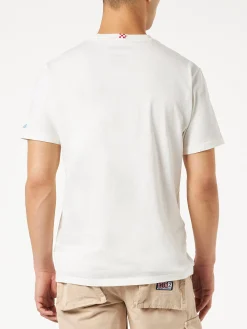 T-Shirt mit Cornetto-Print und bestickter Tasche | Algida-Sonderausgabe