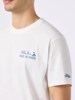 T-Shirt Portofino aus Baumwolljersey im klassischen Schnitt für Herren mit „Ti Porto Alle Boe“-Aufdruck | ALLE BOE SPECIAL EDITION
