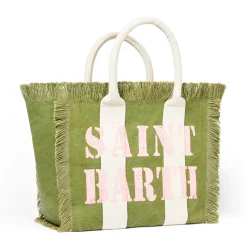 Umhängetasche „Vanity“ aus Canvas mit Logo-Print