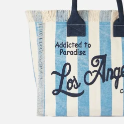 Umhängetasche „Vanity“ aus Segeltuch mit „Los Angeles“-Aufdruck