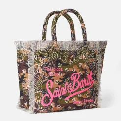 Umhängetasche „Vanity“ aus Segeltuch mit Bandana-Camouflage-Print