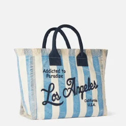 Umhängetasche „Vanity“ aus Segeltuch mit „Los Angeles“-Aufdruck