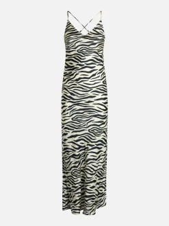 Unterkleid aus Satin mit Zebramuster für Damen Eydis