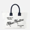 Vanity-Schultertasche aus Frottee mit Milano Marittima-Stickerei