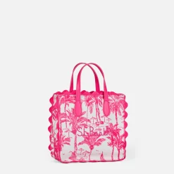 Vivian-Handtasche aus Baumwolle mit Toile-de-Jouy-Print