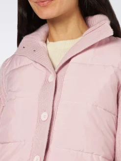 Wattierte Damenjacke mit Strickärmeln