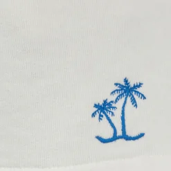 Weiße Baumwoll-Bermuda für Jungen