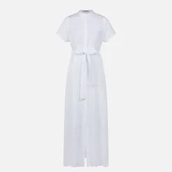 Weißes Sangallo-Kleid für Damen Keira