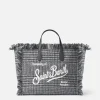 Wollhandtasche Colette mit Prince-of-Wales-Muster und Logo-Stickerei