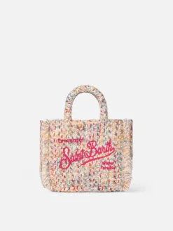 Wollhandtasche Mini Vanity mit mehrfarbigem Muster