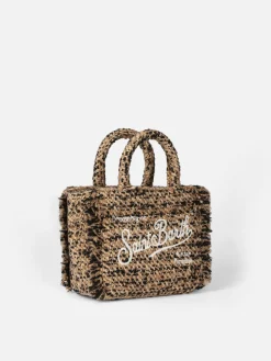 Wollhandtasche Mini Vanity mit mehrfarbigem Muster