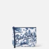 Wollpochette Aline mit Toile de Jouy-Print