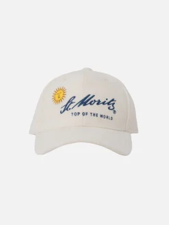 Wollweisses Ballcap Baseball mit St. Moritz Logo | ST. MORITZ TOP OF THE WORLD SPECIAL EDITION