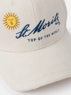 Wollweisses Ballcap Baseball mit St. Moritz Logo | ST. MORITZ TOP OF THE WORLD SPECIAL EDITION